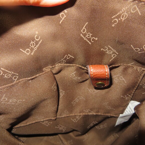 BOC Born Concept Brown crossbody shoulder bag lot of pockets In great condition - Picture 9 of 11